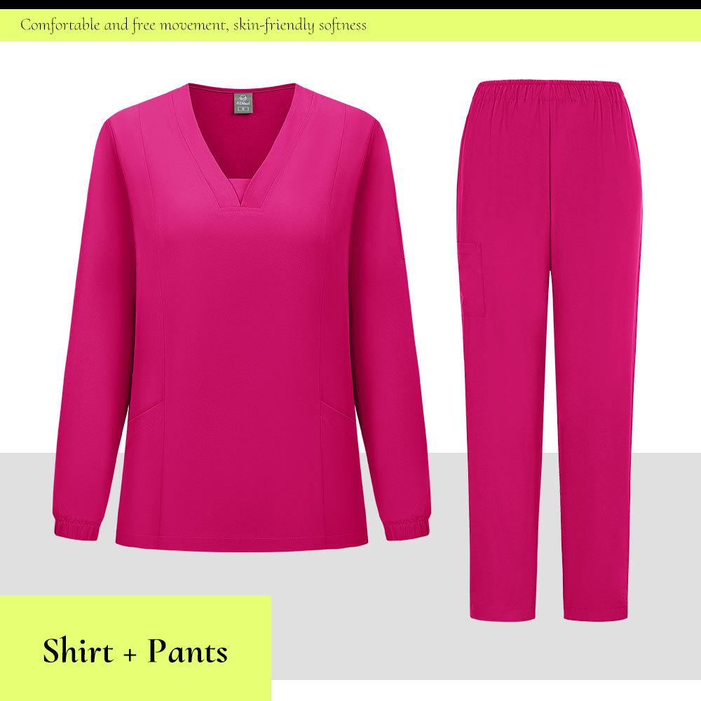 Unisex Breathable Nurse & Spa Beauty Uniform – 7 Colors Available