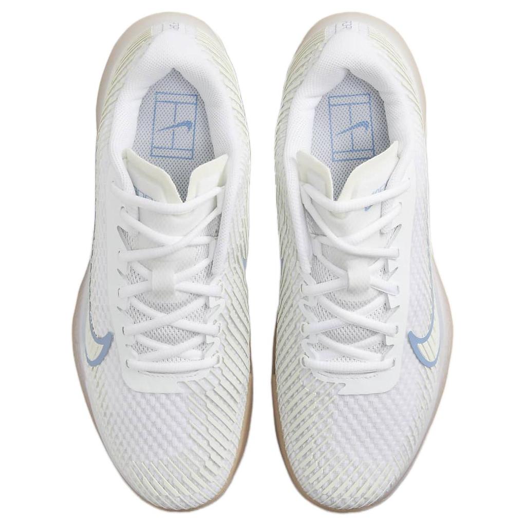 Nike Court Air Zoom Vapor 11 HC White Light Blue Женские кроссовки Sail Gum-Light-Brown DR6965-105