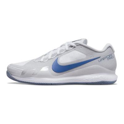 Court Air Zoom Vapor Pro White Mystic Navy Мужские кроссовки Черный Пепельно-Сланцево-Серый-Туман CZ0220-111