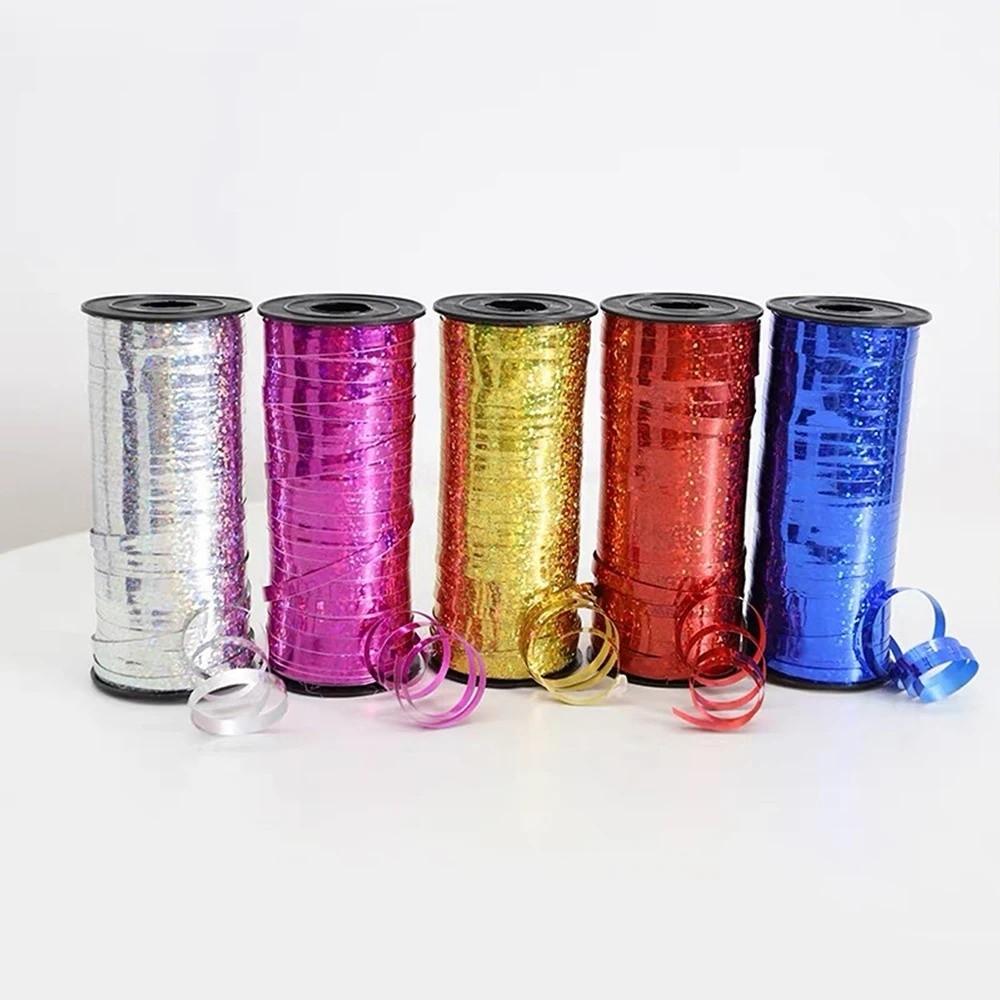 Colorful Curling Ribbons 100Yards/Roll Gift Wrap Ribbons  Birthday Wedding Decoration