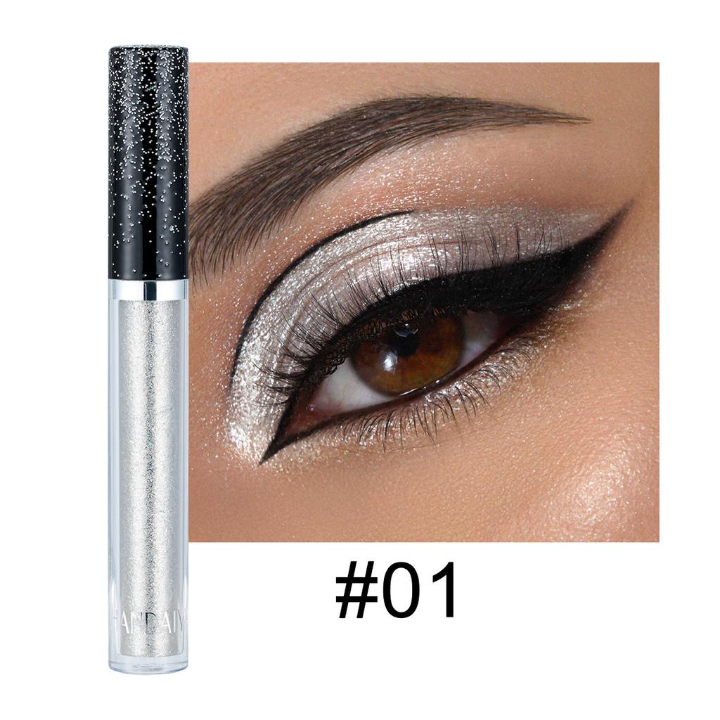 HANDAIYAN 12 Color Single Diamond Liquid Eye Shadow Psychedelic Pearl Shiny Eye Shadow Lying Silkworm Tear Makeup