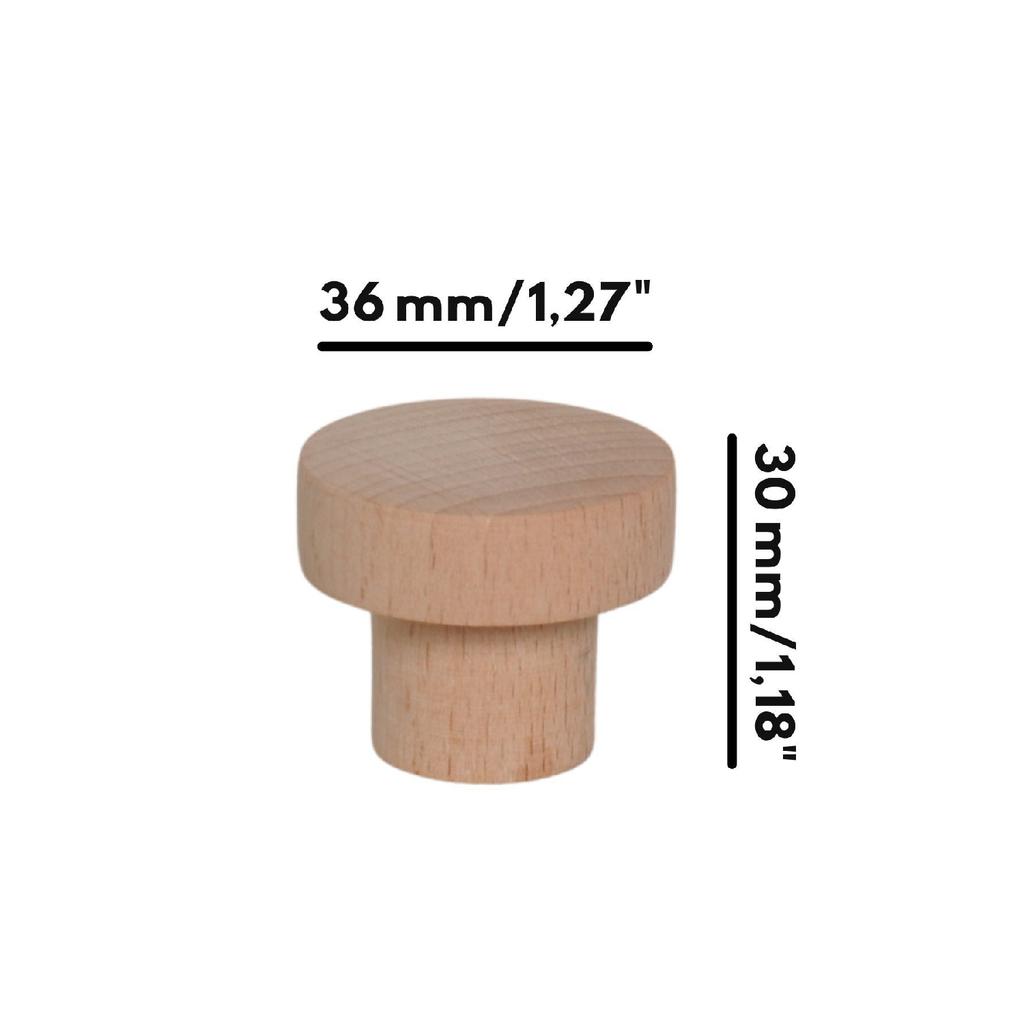 Деревянная ручка для мебели, эстетичная и прочная деревянная ручка для ящиков и кухонных шкафов, ручка для шкафа