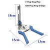Durable Anti-slip Handle Mesh Cage M Clips/Staples Hog Ring Plier Bird Chicken Hand Tools
