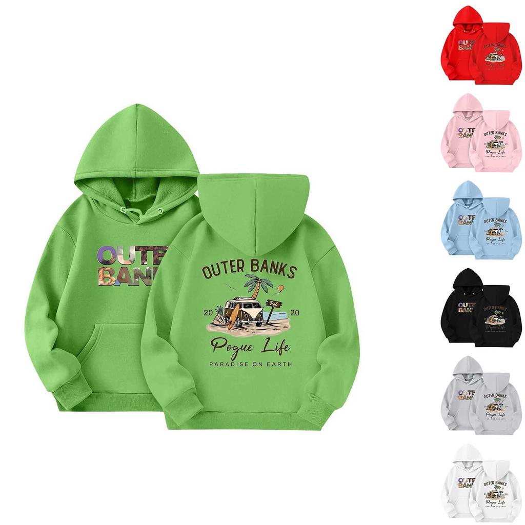 Children's Hoodie Boys And Girls Fashion Printed Long-sleeved Hoodie
