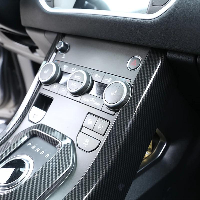 For Land Rover Range Rover Evoque 12-18 Car Center Console Decoration Strips Trim ABS Center control side protection accessories