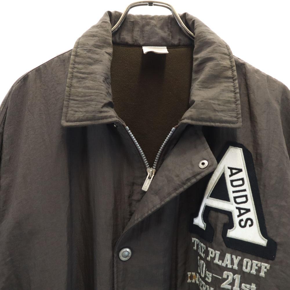 Adidas 80-е Винтаж производства Descente Пальто-скамья L Коричневый Мужской Б/У