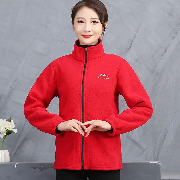 Женское пальто на весну и осень 2023, теплая флисовая толстовка с капюшоном для мам, осенне-зимний флисовый топ