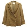 FRAY I.D Wool Blend Double Tailored Jacket Brown Women Used