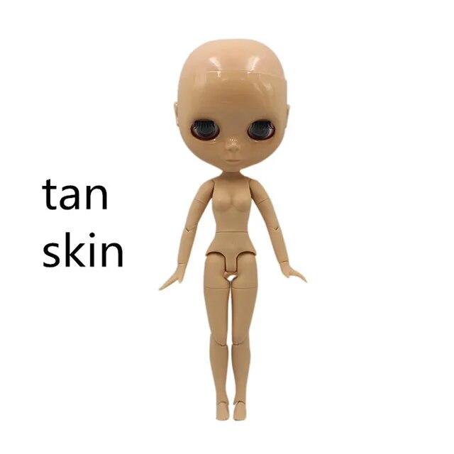 Кукла DBS Blyth Кукла с лысой головой, тело с большим грудным суставом, скальп свободный, скальп не собран