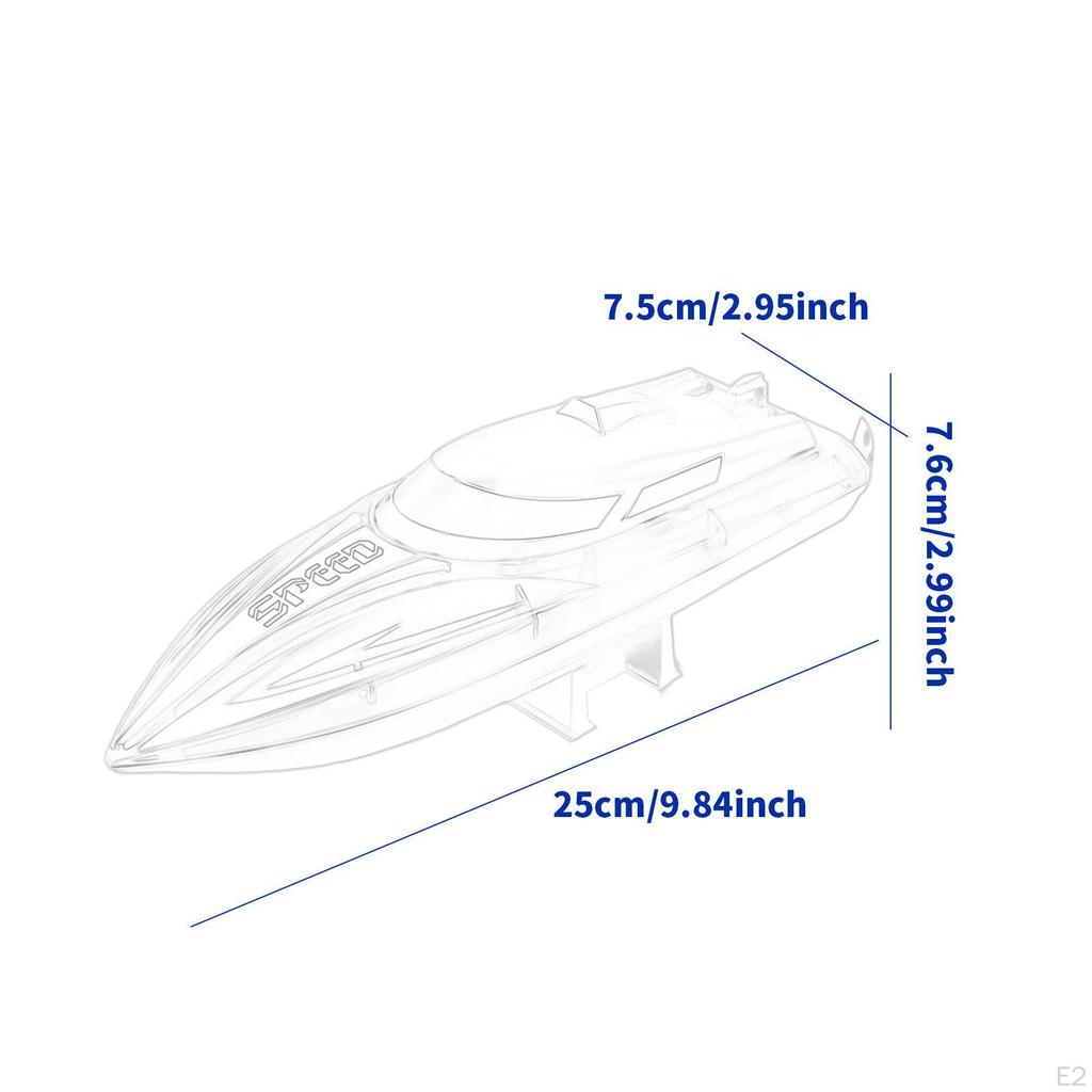 Радиоуправляемая гоночная лодка со световой декорацией, реалистичный катер для озер, подарок для мальчиков и девочек