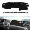 Для Toyota 4Runner 2010 2011 2012 2013 2014-2024 Черный коврик на приборную панель Чехол на приборную панель
