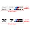 SQLI6 ABS Car Trunk Badge Emblem M Series Numbers For BMW X3M X2M X5M M6 X4M F48 G01 E84 E83 F39 F10 F30 G11 Auto Tuning Accessories