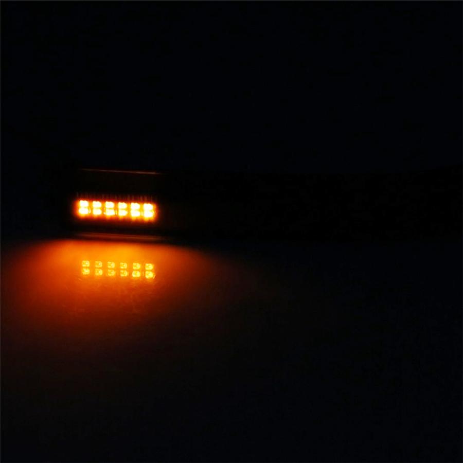 LED Side Mirror Light Turn Signal Smoke Lens Reflector Fit For Ford 09-14 F150