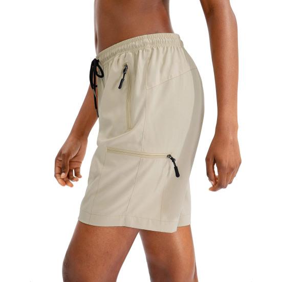 Женские летние шорты для йоги, повседневные, быстросохнущие, дышащие, спортивные, спортивные, с эластичной талией, на шнурке, для бега, фитнеса