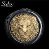 Gold Color Domineering Lion Ring