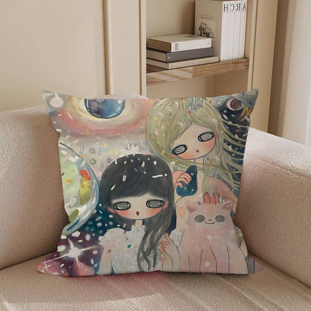 A-yaS Anime TakanoS Pillowcase Toon Gift Cushion Cover Bedroom Home Sofa Chair Seat Decor Pillow Case