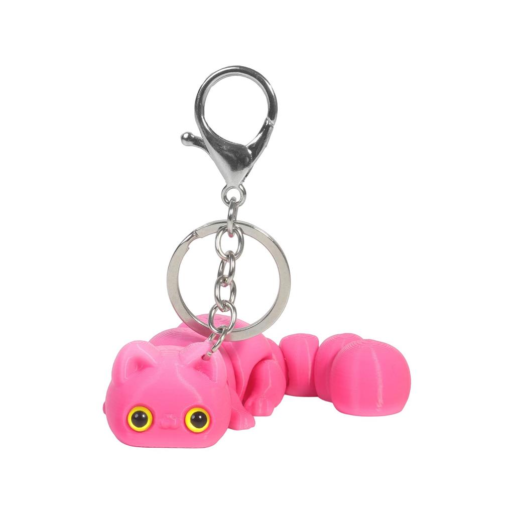 3D-печатный милый трехмерный брелок для ключей школьный рюкзак маленький кулон подарок маленький орнамент