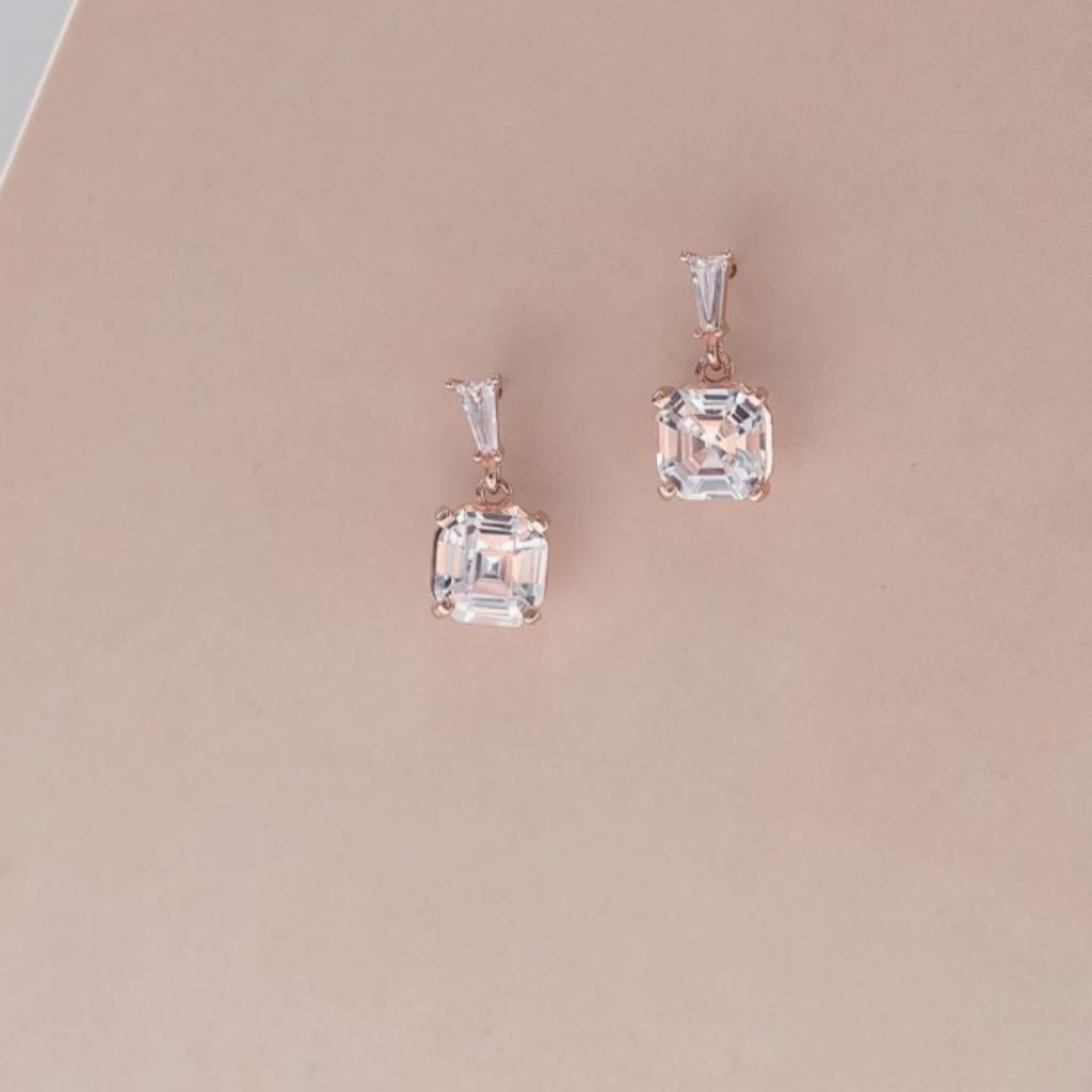 [Стиль ZEROBASEONE] Серьги Trion Square / Серебро 925 пробы