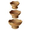 Handmade Rattan Fruit Basket Pantry Organizer Home Living Room Basket Rattan Bread Bowl for Countertop Party Dining Room Makeup