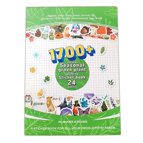 1 комплект наклеек для ежегодного планировщика, набор сезонных программных наклеек, эстетические вдохновляющие праздничные наклейки для оздоровления, аксессуары для календаря и дневника