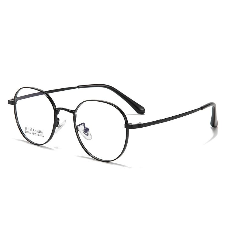 Ultra-Light Metal Glasses Frame Retro Polygon Can Be Matched With Myopia Glasses High-Quality Glasses