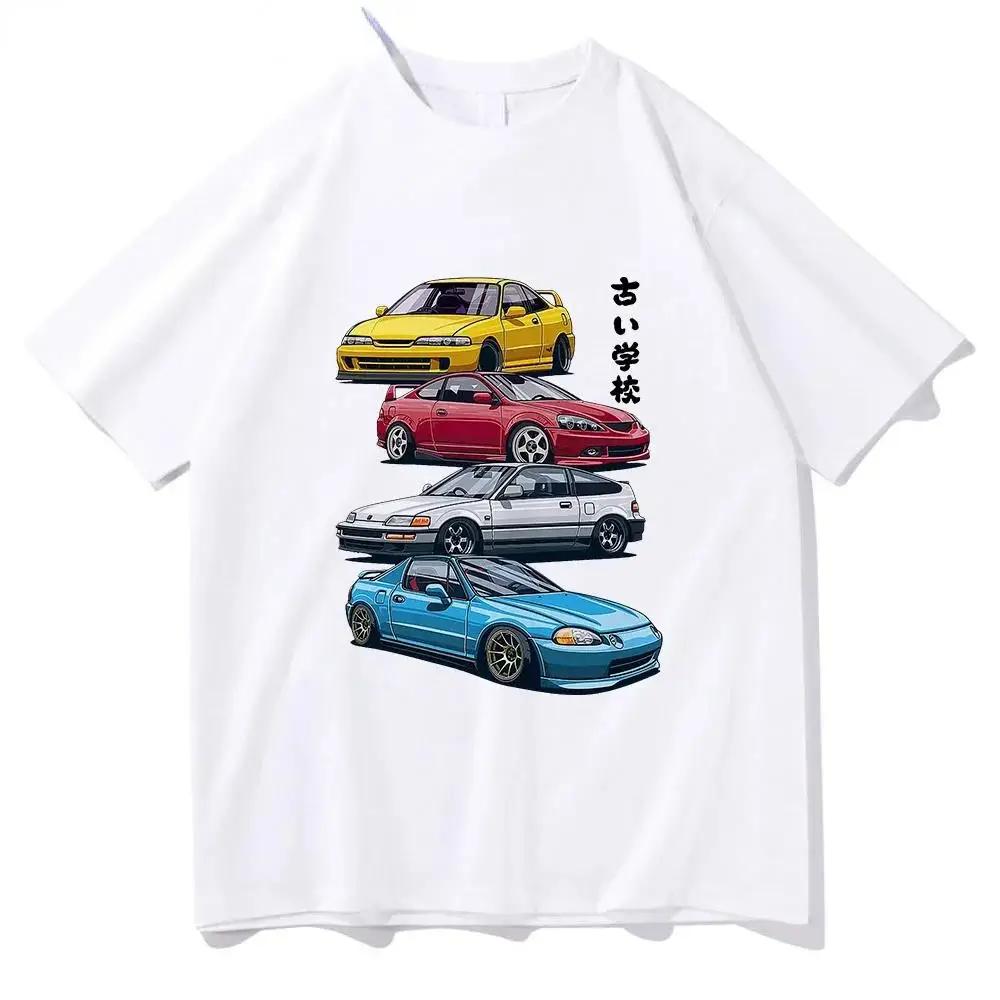 Initial D T Shirt Japanese Anime Graphic Funny Harajuku Manga T Shirt Fashion Casual Short Sleeve T Shirt Summer Men's T-shirt