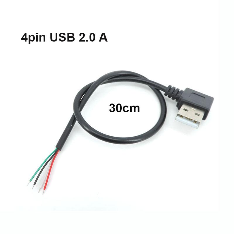 Ремонт своими руками USB-разъем для провода 4pin/2pin Micro USB 2.0 A Угловая головка разъема типа C удлинительный кабель