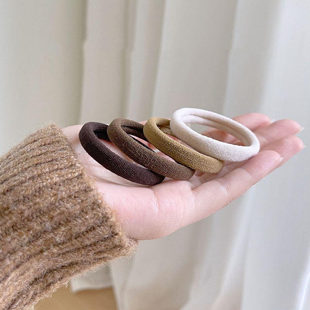 Держатель для хвоста, базовая веревка для волос, эластичная веревка для головы, корейский стиль, резинка для волос, женские резинки для волос