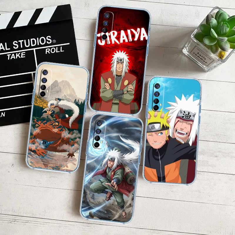 RA22 NARUTO Jiraiya Transparent Phone Case for Motorola Moto G7 G8 G9 G84 G85 G73 G24 G15 Z2 Play Power Plus