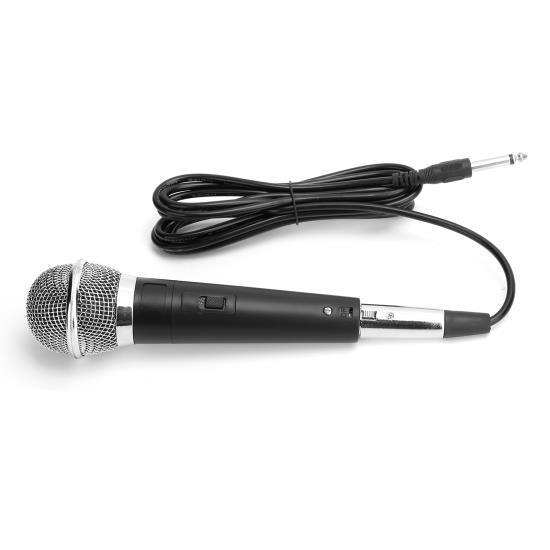 Проводной динамический микрофон профессиональный Hifi Sound Mic для KTV Vocal Music Performance Meeting Черный 