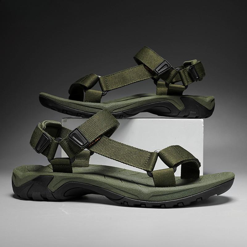 Модные летние оригинальные мужские сандалии, пляжная обувь, обувь для ходьбы по воде, с круглым носком, на плоской подошве, новые, удобные, нескользящие, легкие, самые продаваемые