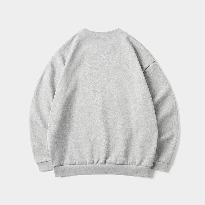 HLA Black Whale Men's Fleece-Lined Sweatshirt