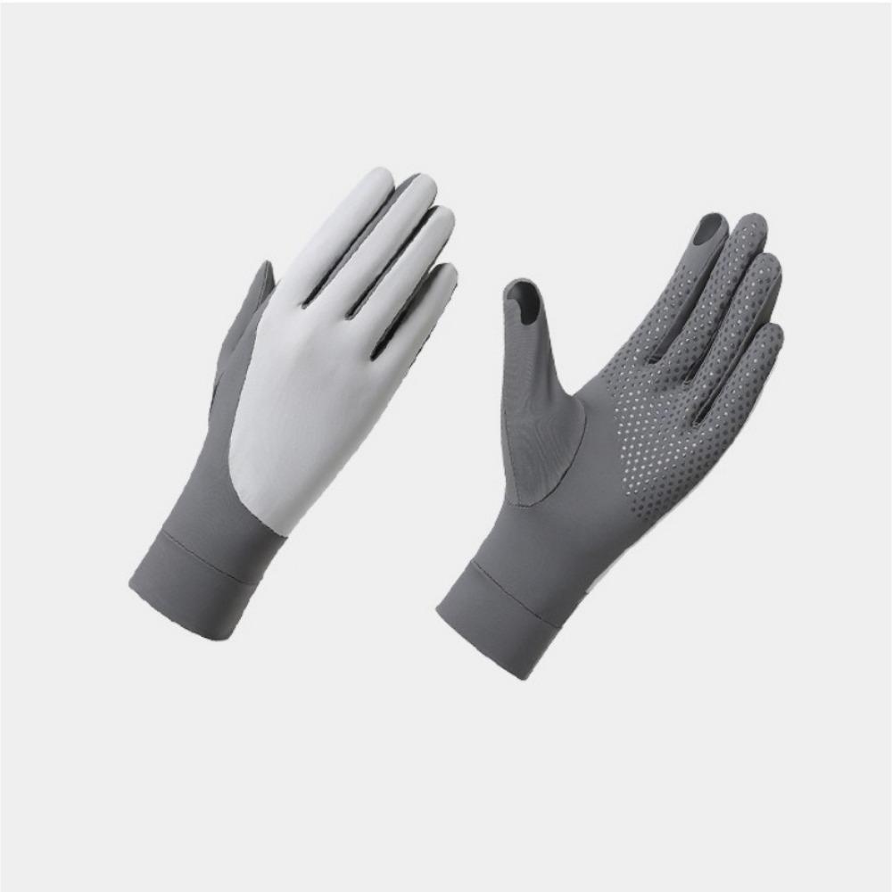 Высокоэластичные солнцезащитные перчатки для сенсорных экранов, перчатки для вождения, варежки для вождения, велоспорт