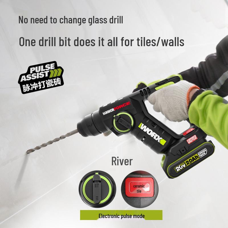 Бесщеточный литий-ионный ударный шуруповерт Wickes WU380S: Промышленный, легкий, многофункциональный, перезаряжаемый бетонобур.