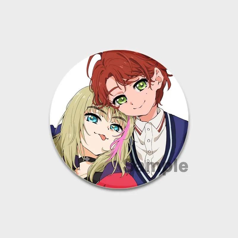 32/44/58MM Wonder Egg Priority Brooches, Cartoon Ohto Ai Cosplay Badge, Anime Brooch, Enamel Pin, Jewelry Accessories, Backpack Decoration