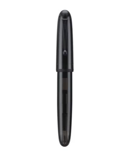 Jinhao 9019 Лимитированная прозрачно-черная перьевая ручка #8 EF/F/M Перо Смола Большой размер Офисная ручка для письма с большим конвертером