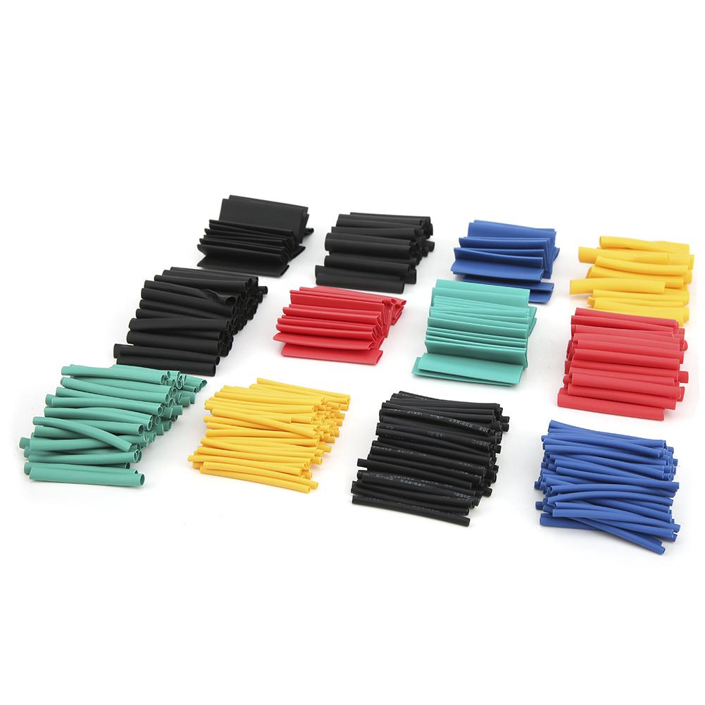 530PCs Heat Shrink Tube Environmental Protection Wire Cable Sleeves Retractable Tube Kit
