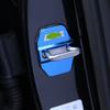 For BMW X3 G01 X4 G02 2018- Blue Steel  Door Lock Buckle Protection Trim 4X