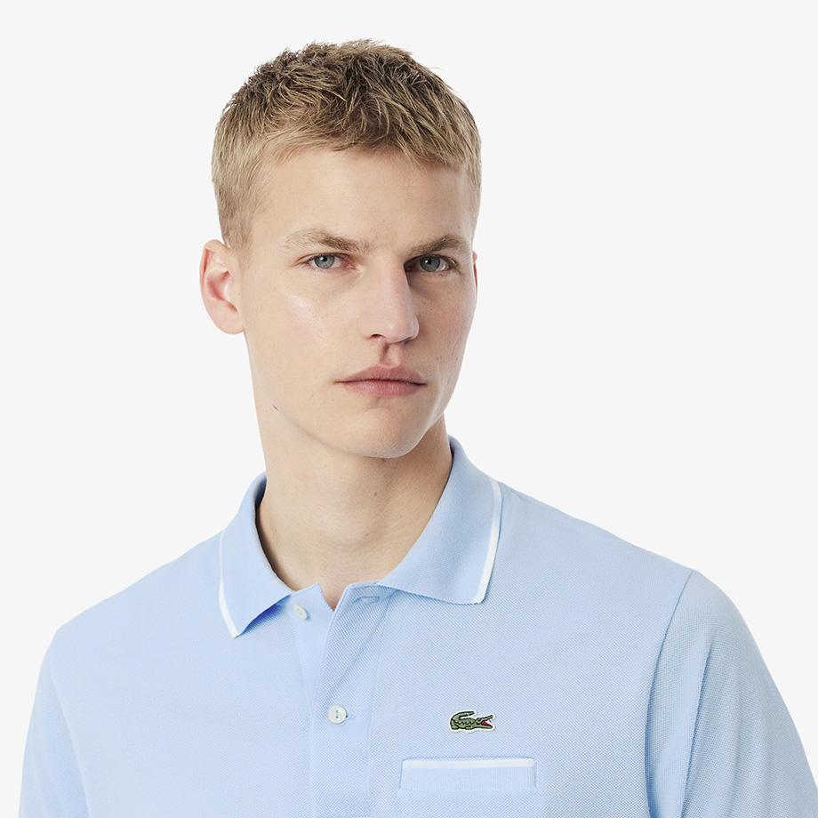 Lacoste Мужская футболка-поло с карманом Tipping Point, короткий рукав, PH9838-55GFV2
