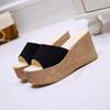 New Summer Style Fashionable Comfortable Versatile Elegant and Wear-resistant Platform Thick-soled Sandals and Slippers