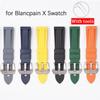 22mm Soft Rubber Strap for Blancpain X Swatch Co-branded Men Women Diving Sport Waterproof Replace Watch Band Belt with Tools