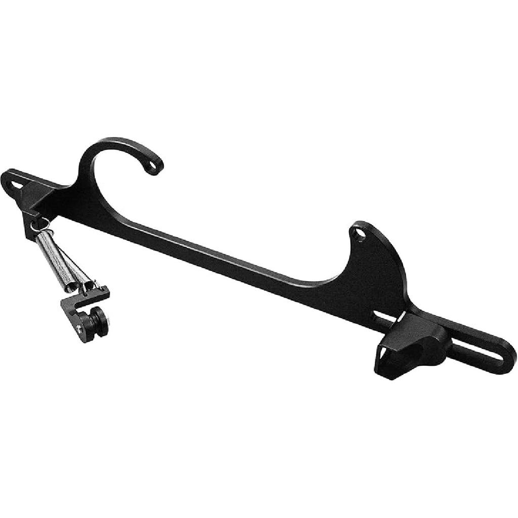 Throttle Cable Bracket Holley 4150 4160 Series Adjustable Aluminum Carburetor Bracket Black