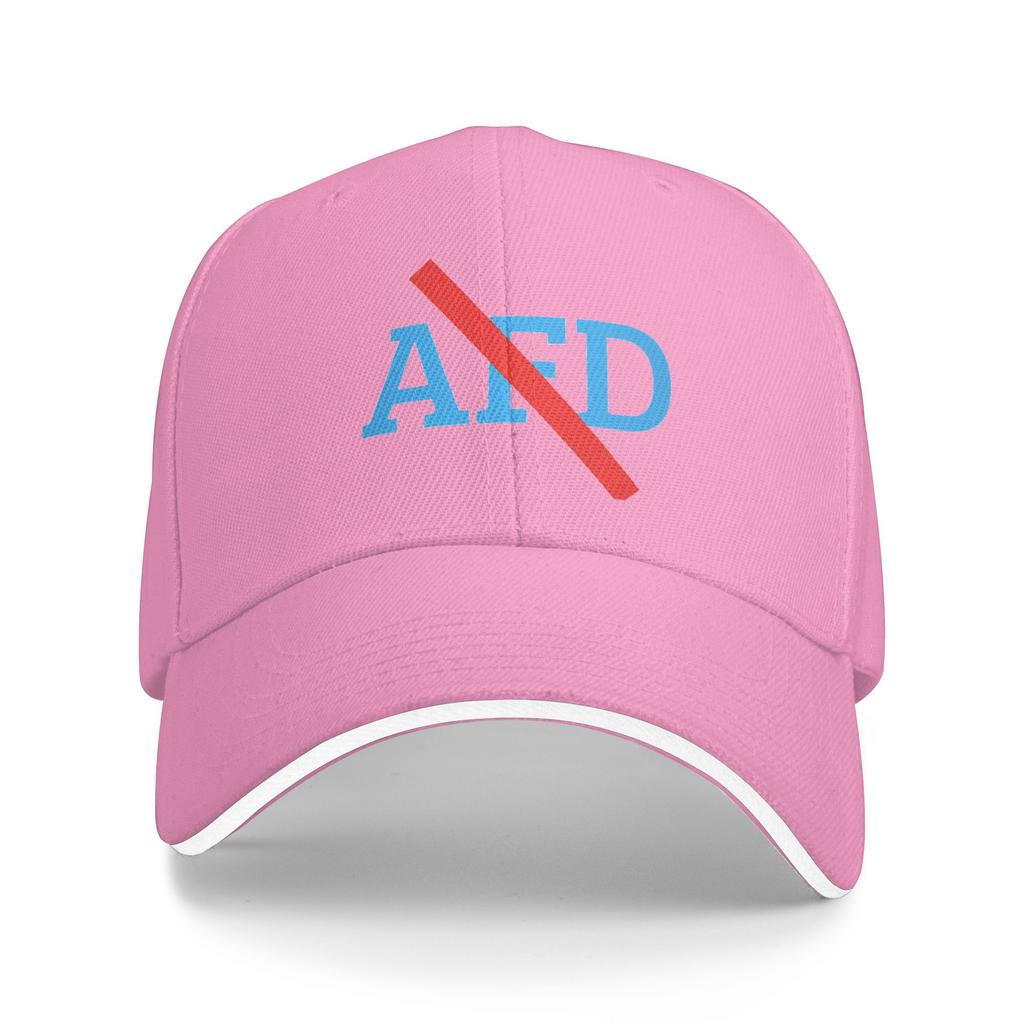 Без AfD Солнце Бейсболка Лето Мужчины Женщины Печать Тракер Кепка Регулируемая Повседневная Туризм Рыбалка Бейсболки