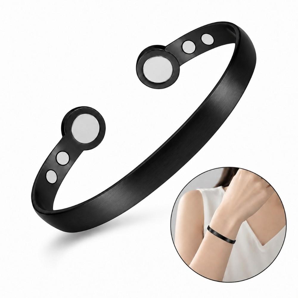 Simple Magnetic Energy Wristband Comfortable To Wear Cuff Bracelets Daily Use