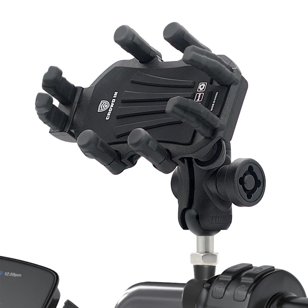 Держатель для телефона в горах для мотоцикла, улучшенная амортизация из автомобильного алюминиевого сплава, держатель для телефона для электромобиля, защита от кражи, модель M8/M10