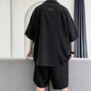 Men's Summer Casual Short Sleeve Shirt & Shorts Two-Piece Set