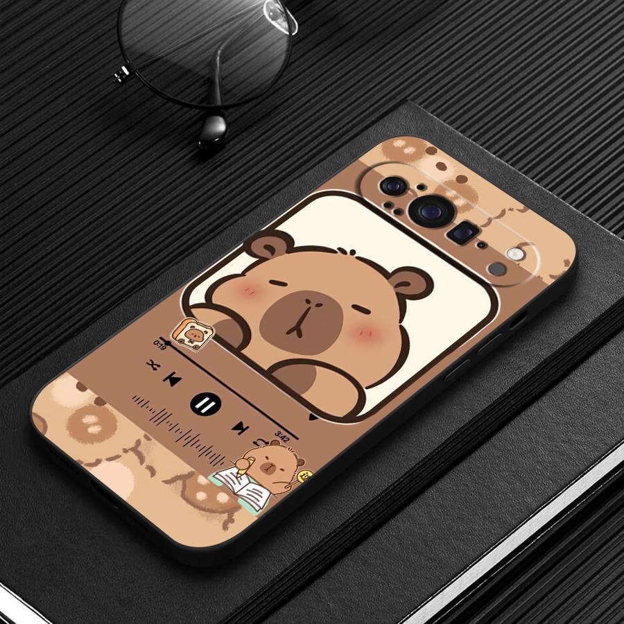 Чехол для телефона Funda для Google Pixel 10A 6a 9a 7a 8a 6 7 8 Pro 10 9 Pro XL Милая капибара