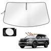 Cartist Front Sunshade for the New Mitsubishi Outlander PHEV Generation GN0W Windshield Shade Excellent Light UV Car Custom Interior Easy Storage Bag