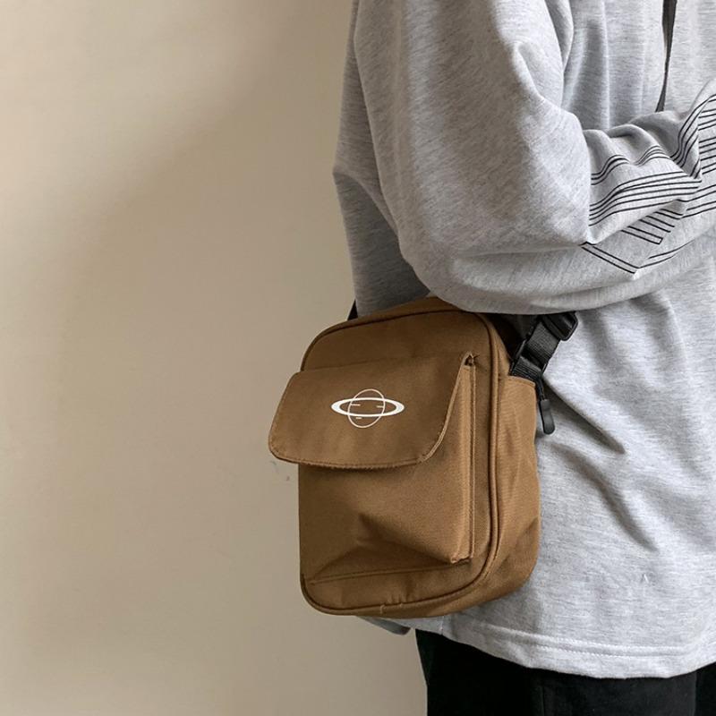 Маленькая, Простая, Универсальная, Свежевыглядящая Тканевая Сумка, Сумка через плечо, Сумка кросс-боди