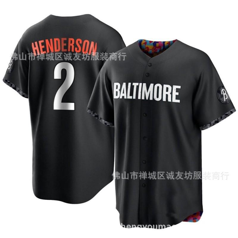 Baltimore Orioles 2 White Embroidered Baseball Jersey Unisex Sport Shirt Lightweight